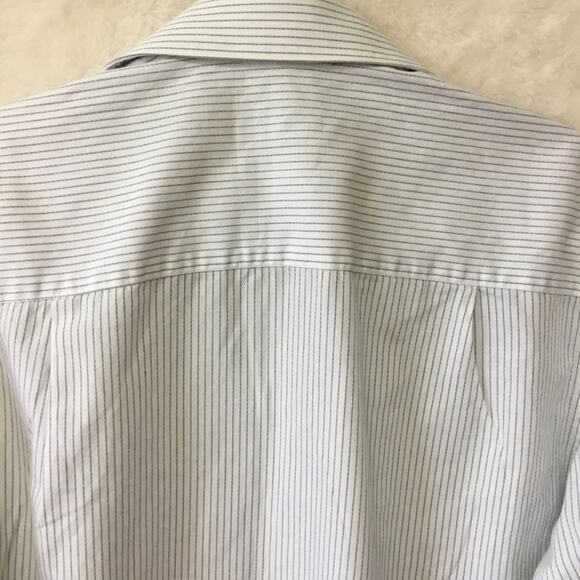 Calvin Klein White&Blue Stripes Long Sleeve Shirt - Picture 7 of 10